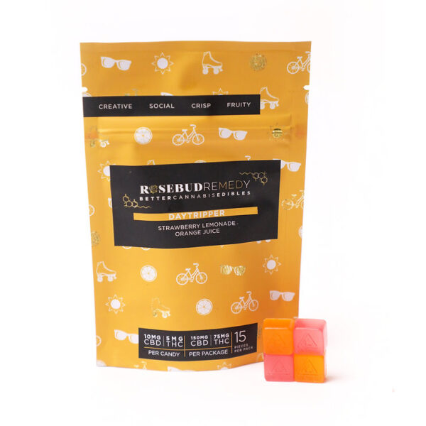 Rosebud Day Tripper 150mg CBD 75mg THC (15pcs x 10mg CBD/5mg THC)