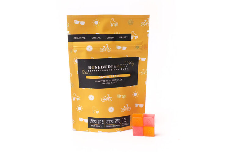 Rosebud Day Tripper 150mg CBD 75mg THC (15pcs x 10mg CBD/5mg THC)