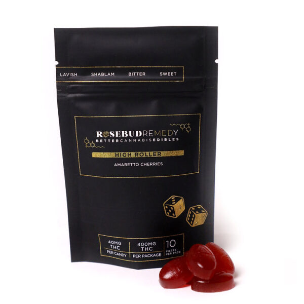 Rosebud High Roller 400mg THC (10pcs x 40mg)