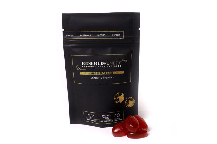 Rosebud High Roller 400mg THC (10pcs x 40mg)