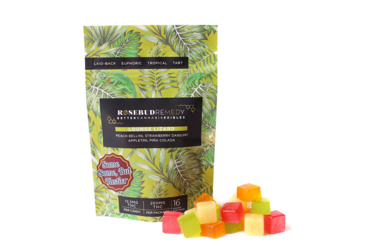 Rosebud Lounge Lizard 200mg THC (16pcs x 12.5mg)