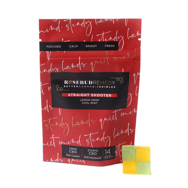 Rosebud Straight Shooter 210mg CBD (14pcs x 15mg)
