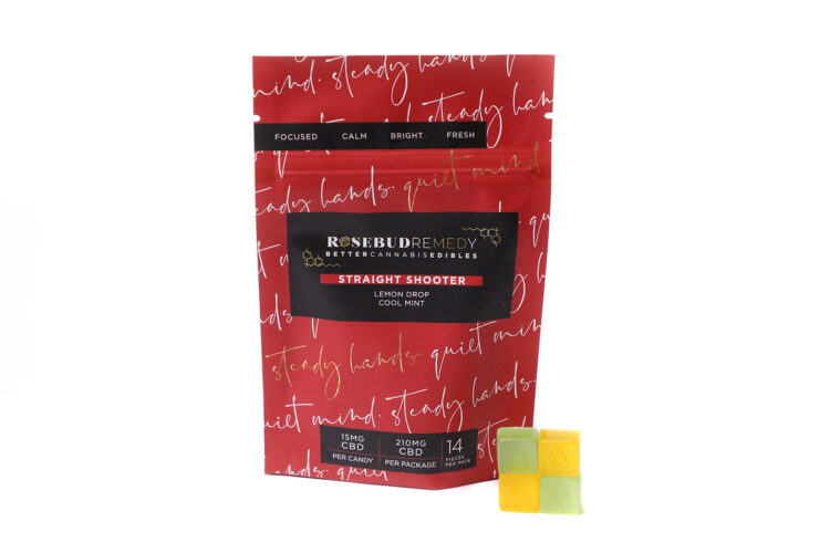 Rosebud Straight Shooter 210mg CBD (14pcs x 15mg)