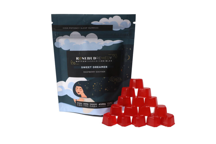 Rosebud Sweet Dreamer 75mg THC 375mg CBD (15pcs x 5mg THC/25mg CBD))