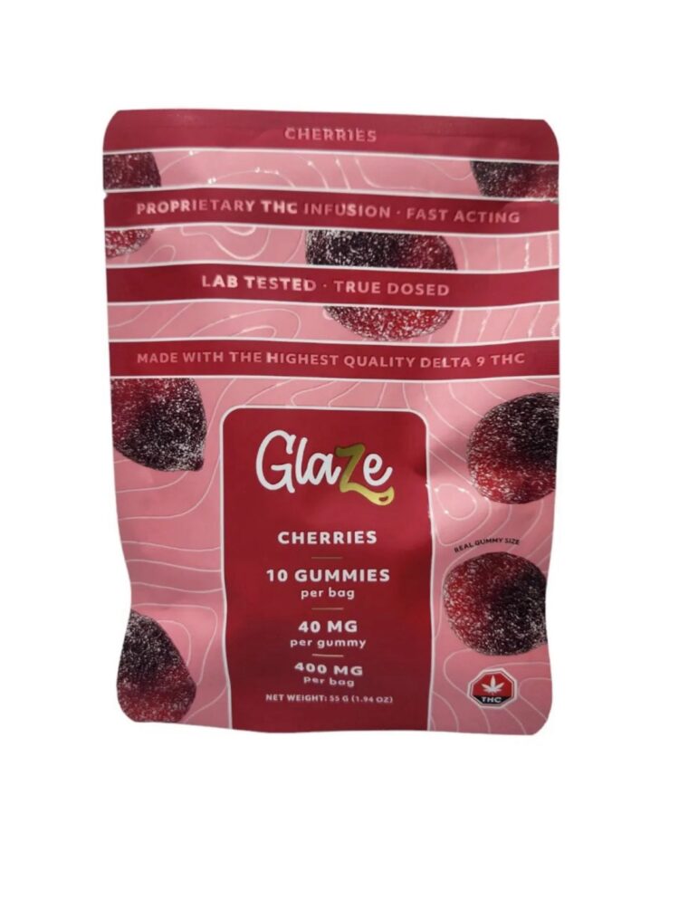 Glaze • 40mg THC • Sour Gummies • 5 Fruit Flavours - Image 4