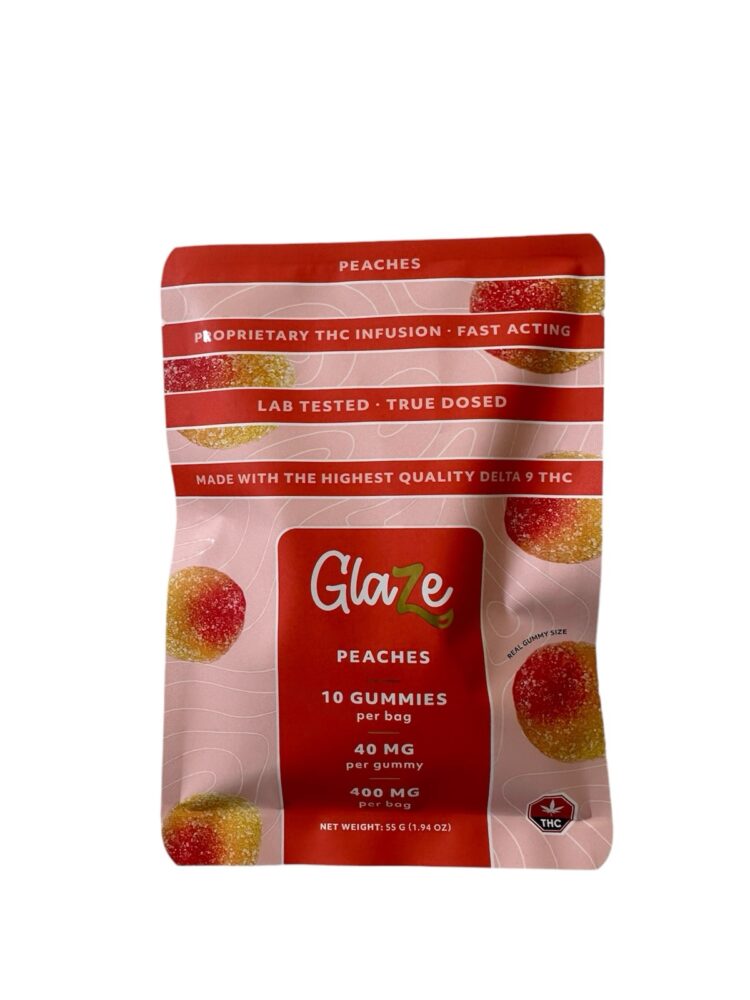 Glaze • 40mg THC • Sour Gummies • 5 Fruit Flavours - Image 2
