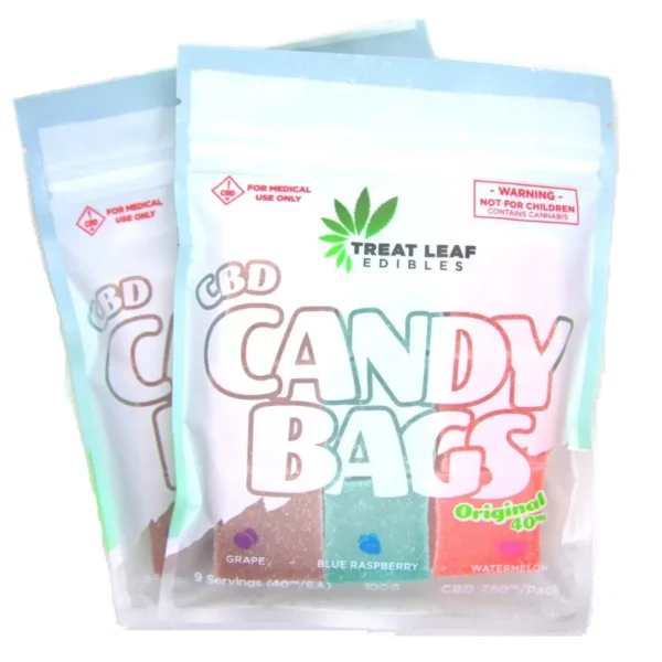Treat Leaf Edibles “CBD” Candy Bags 360mg CBD (9pcs x 40mg)