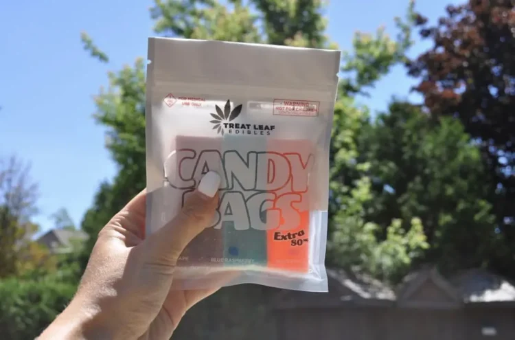 Treat Leaf Edibles Extra THC Candy Bags 720mg (9pcs x 80mg) - Image 2