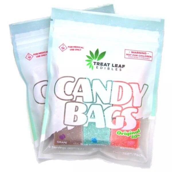 Treat Leaf Edibles Original THC Candy Bag 360mg THC (9pcs x 40mg)