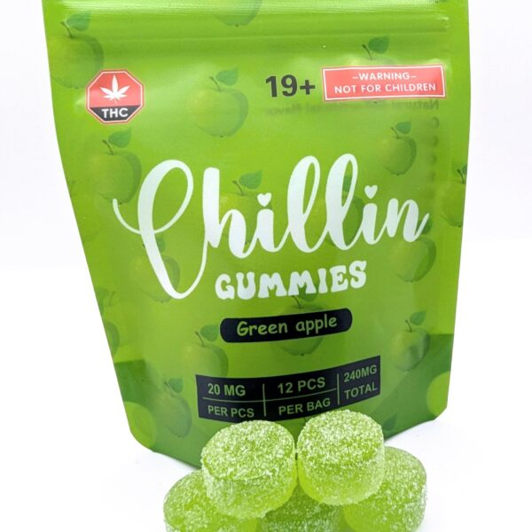 Chillin Gummies • 20mg THC • Green Apple