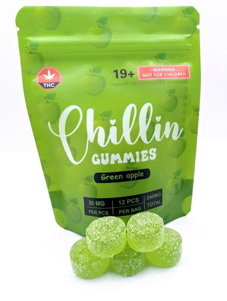 Chillin Gummies • 20mg THC • Green Apple