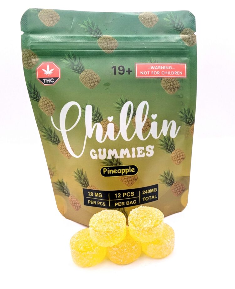 Chillin Gummies • 20mg THC • Pineapple