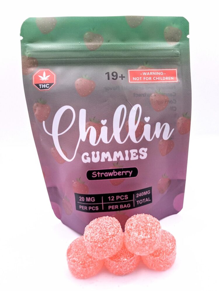 Chillin Gummies • Premium 20mg THC • Strawberry