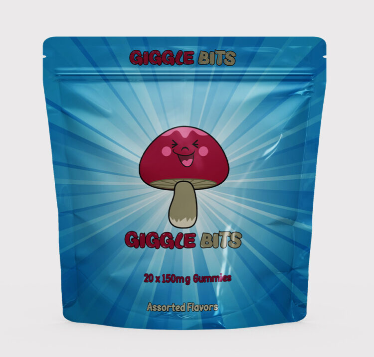 Giggle Bits • 150mg Gummies • Magic Mushroom • Assorted Flavour