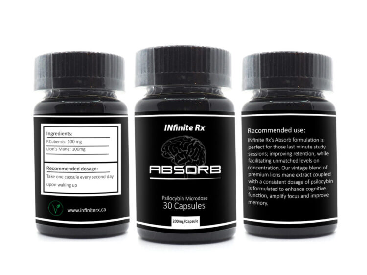 INfinite Rx • 100mg Mushroom Capsules • Absorb - Image 4