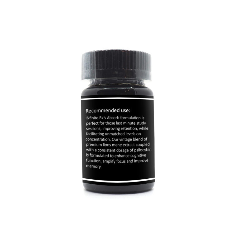 INfinite Rx • 100mg Mushroom Capsules • Absorb - Image 3