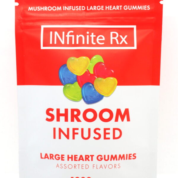 INfinite Rx • 1000mg Mushroom Gummies • Large Heart