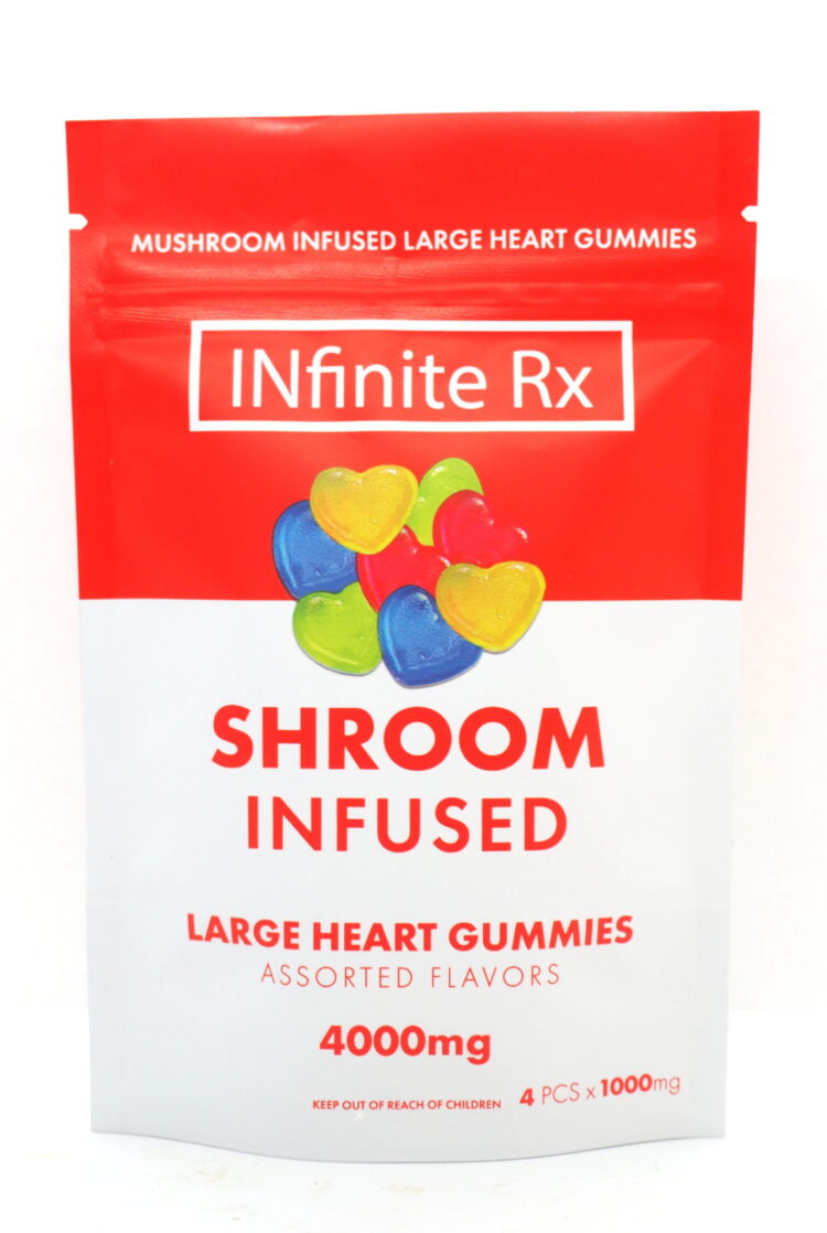 INfinite Rx • 1000mg Mushroom Gummies • Large Heart