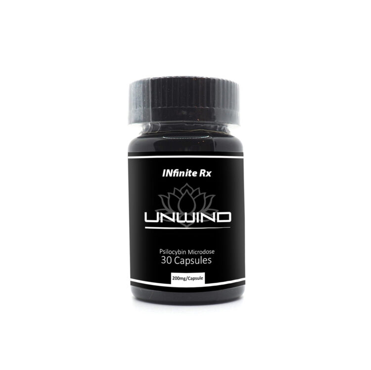 INfinite Rx • 100mg Mushroom Capsules • Unwind