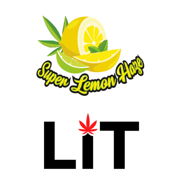 LiT • Vape Pen Kit • 1000mg THC Oil •Super Lemon Haze