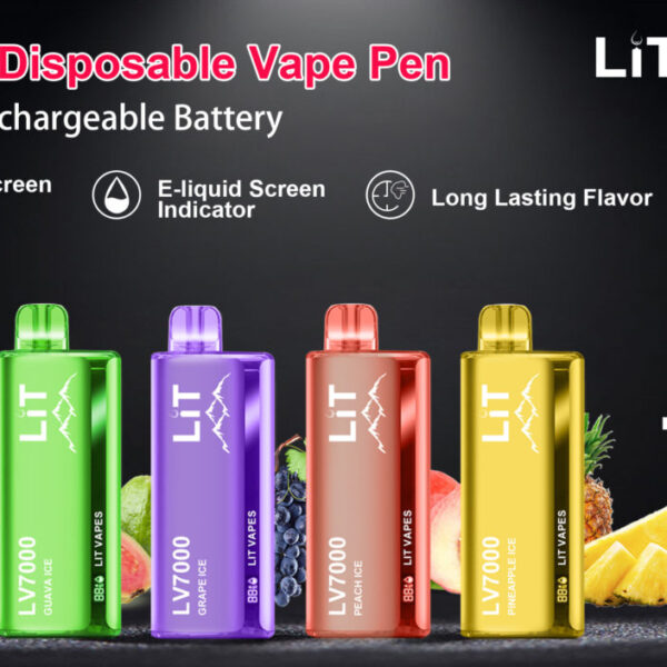 LiT LV7000 Smart Disposable Nicotine E-Juice Vape