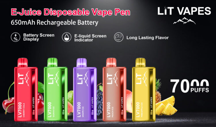LiT LV7000 Smart Disposable Nicotine E-Juice Vape