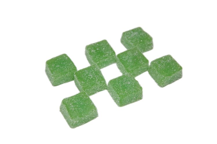 Burn Bites • 25mg THC Gummies • Green Apple - Image 3