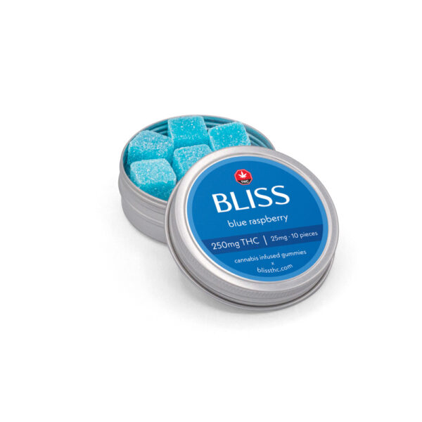 Bliss • 25mg THC Gummies • Blue Raspberry