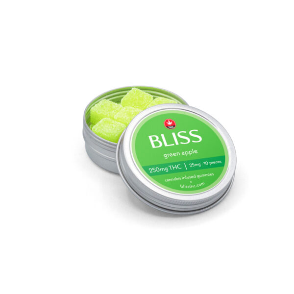 Bliss • 25mg THC Gummies • Green Apple
