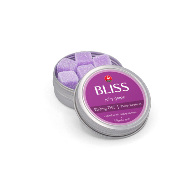 Bliss • 25mg THC Gummies • Grape