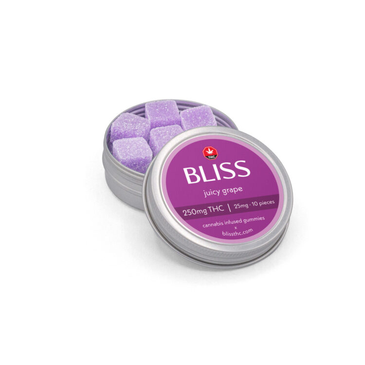 Bliss • 25mg THC Gummies • Grape