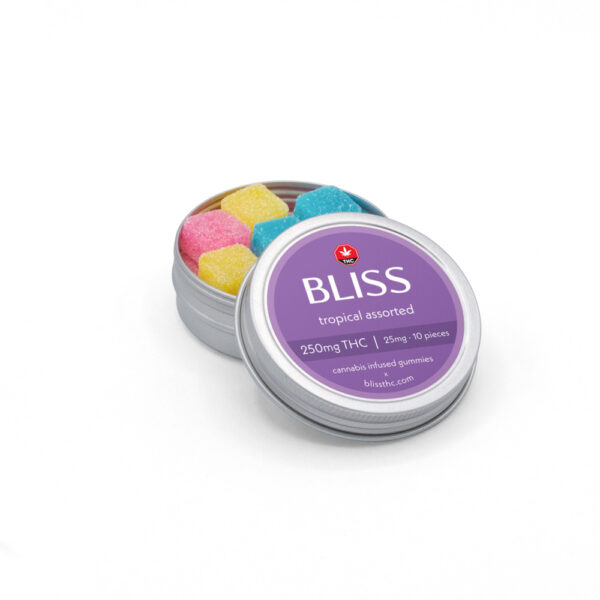 Bliss • 25mg THC Gummies • Tropical Assorted