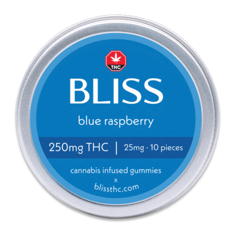 Bliss • 25mg THC Gummies • Blue Raspberry - Image 2