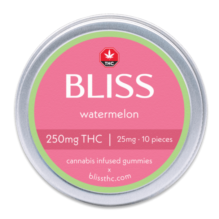 Bliss • 25mg THC Gummies • Watermelon - Image 2