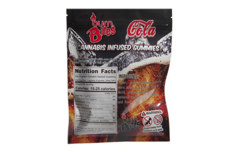 Burn Bites • THC 25mg Gummies • Cola - Image 2
