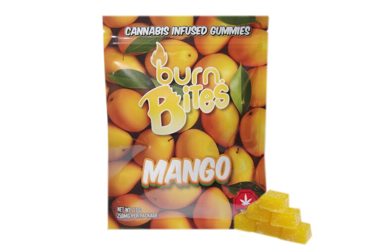 Burn Bites • 25mg THC Gummies • Mango