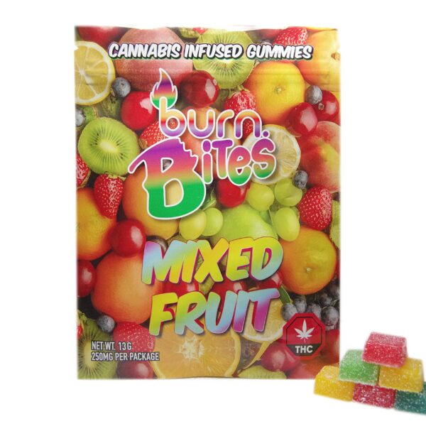 Burn Bites • 25mg THC Gummies • Mixed Fruit