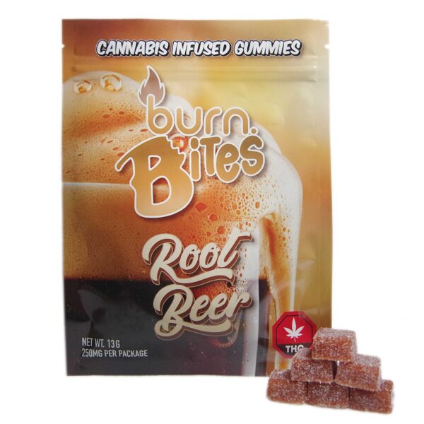 Burn Bites • 25mg THC Gummies • Rootbeer
