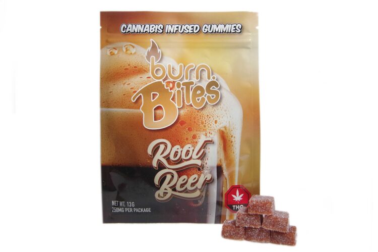 Burn Bites • 25mg THC Gummies • Rootbeer
