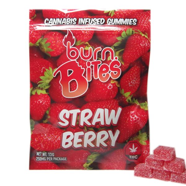Strawberry Flavoured 25mg THC Gummies