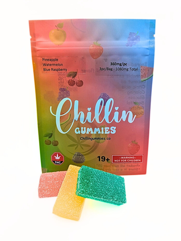 Chillin Gummies • Supreme • Assorted • 1080mg • Canadian