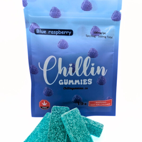 Chillin Gummies • Extreme • Blue Raspberry • 500mg