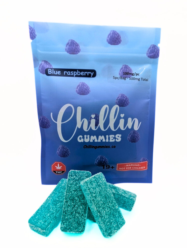 Chillin Gummies • Extreme • Blue Raspberry • 500mg