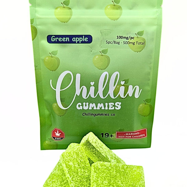Chillin Gummies • Extreme • Green Apple • 500mg