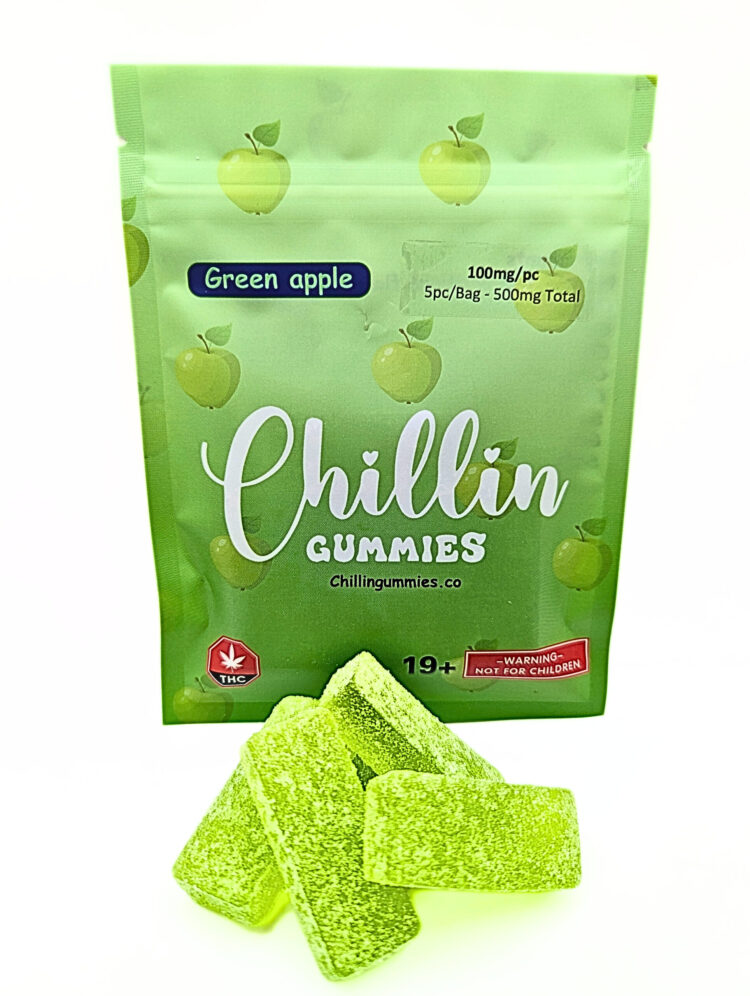 Chillin Gummies • Extreme • Green Apple • 500mg