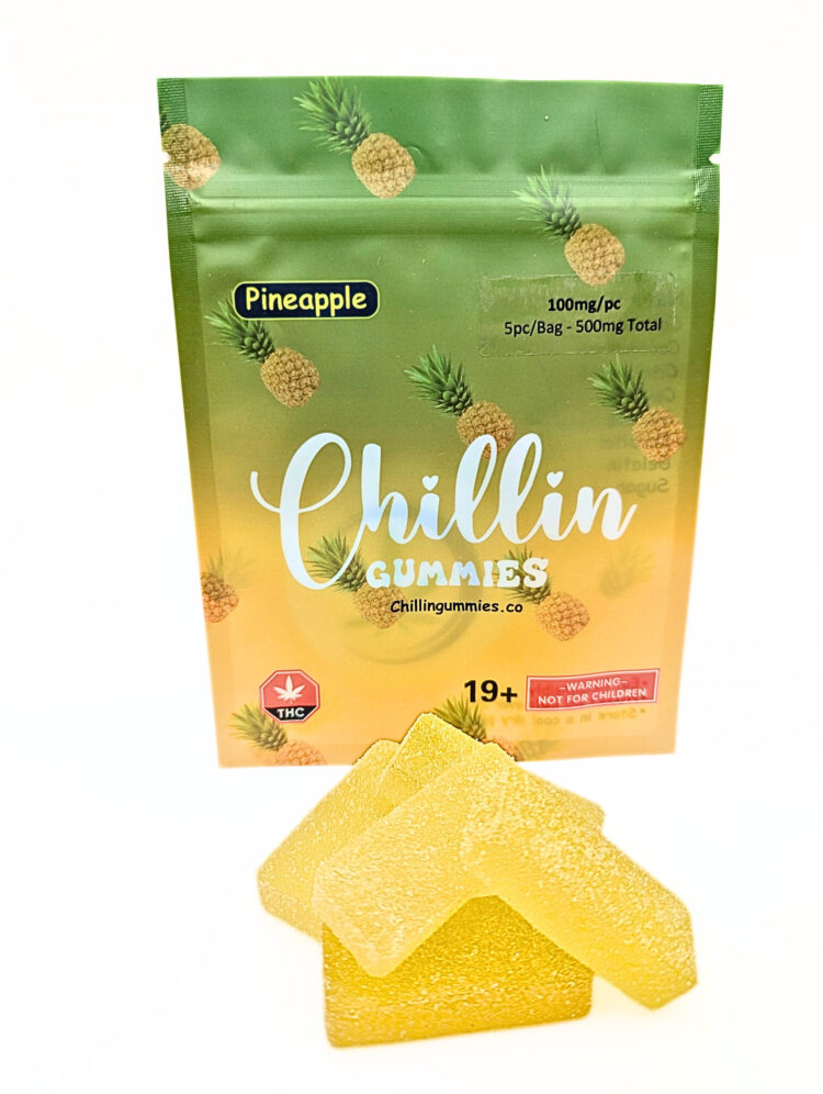 Chillin Gummies • Pineapple • 100mg THC