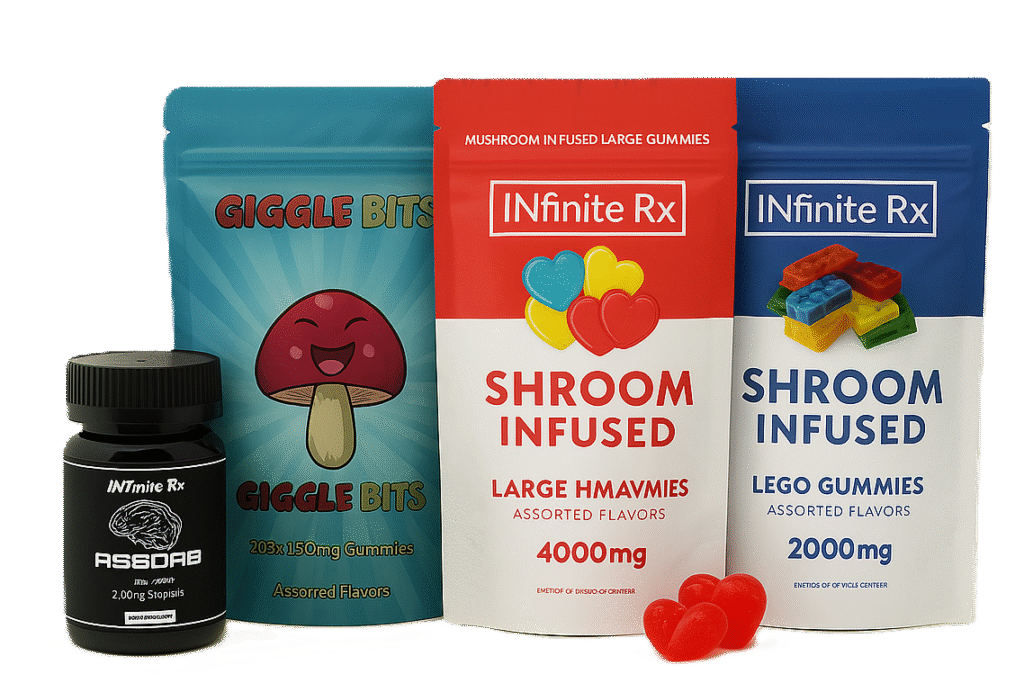 Magic Mushrooms Shrooms Psilocybin Gummies